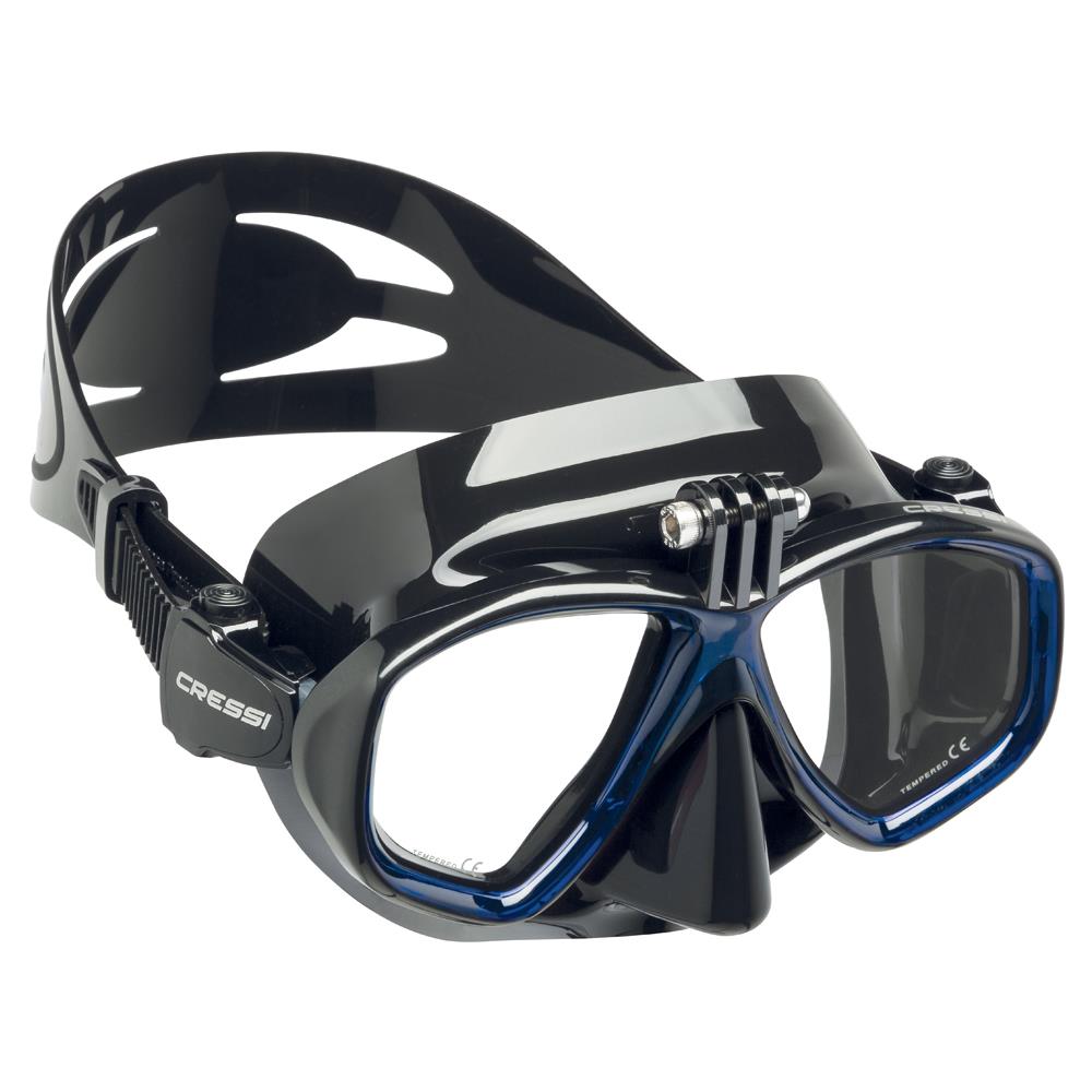 Action Maschera Trasparente Nero / blu - Foto 1