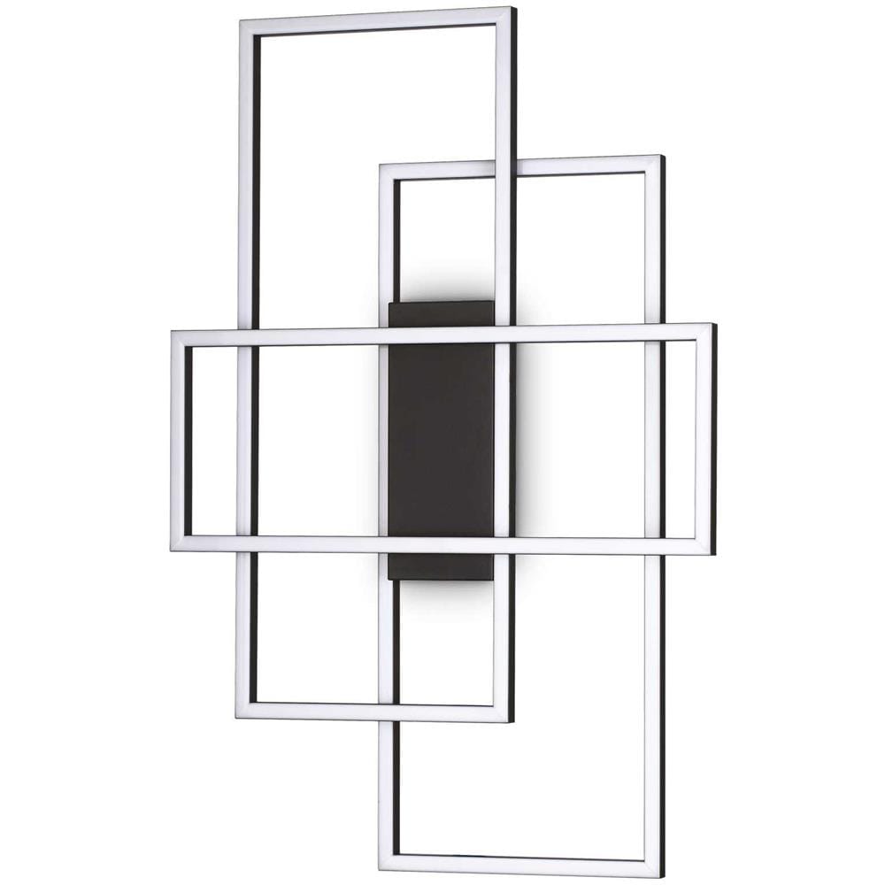 Frame Pl Rettangolo Nero Lampada Plafoniera - 270661 - Foto 2