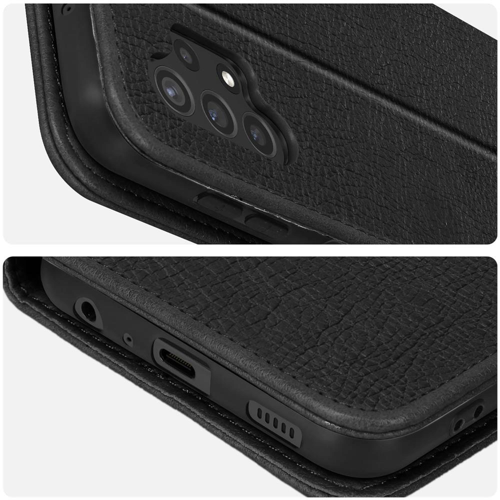 Custodia Per Samsung Galaxy A13 4g, Portacarte E Funzione Supporto Nera - Foto 2