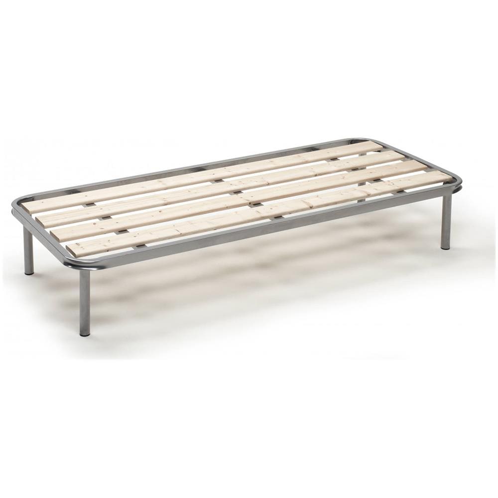 Rete Letto Singolo Mariaelena, Rete Ortopedica A Doghe Piallate, 100% Made In Italy, Cm 80x190h 31 - Foto 1
