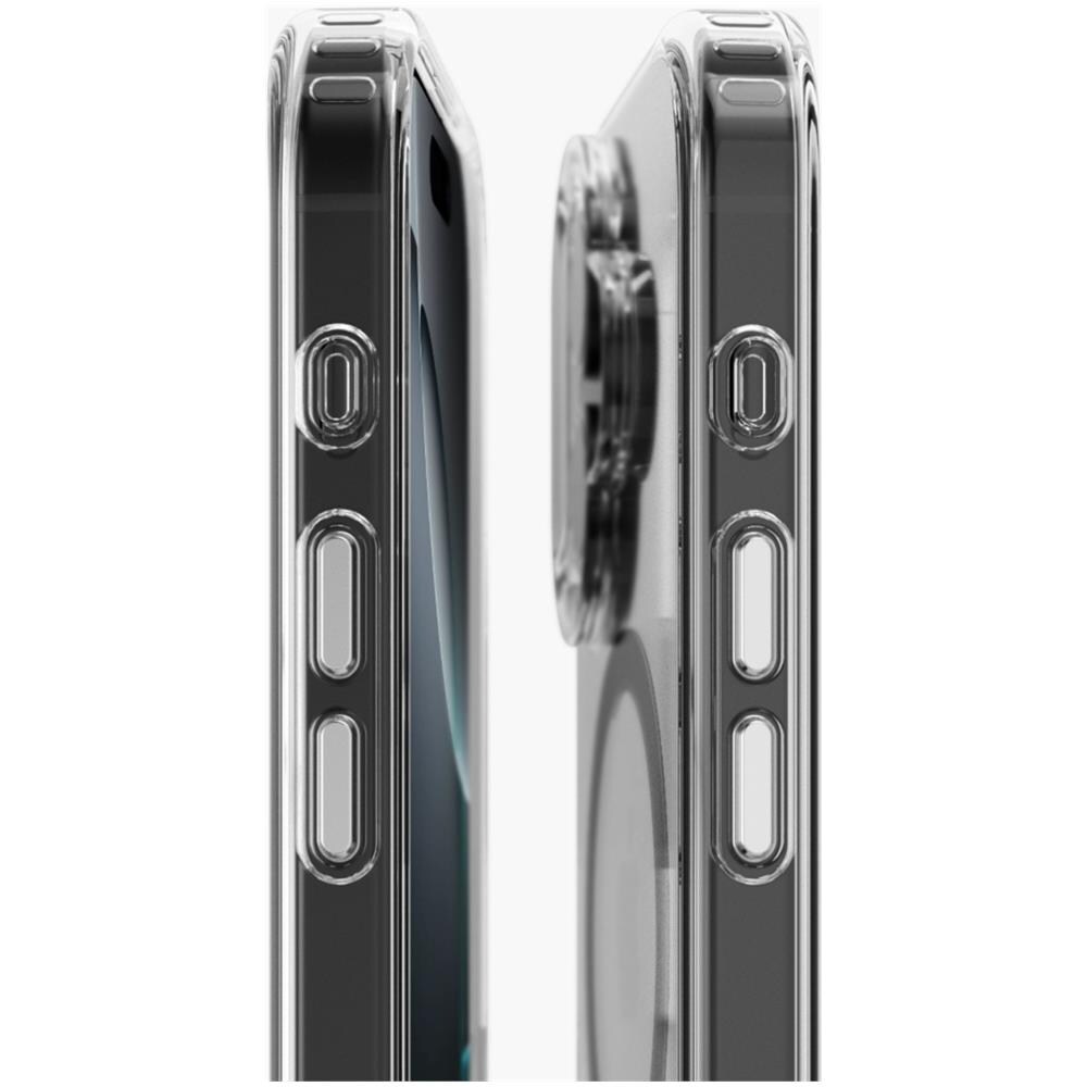 Transparent Case custodia per cellulare 17 cm (6.7") Cover Nero, Trasparente - Foto 6