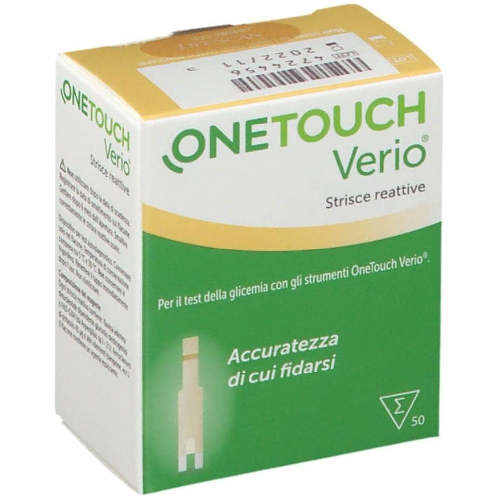 Strisce Misurazione Glicemia Onetouch Verio 50 Pezzi - Foto 1