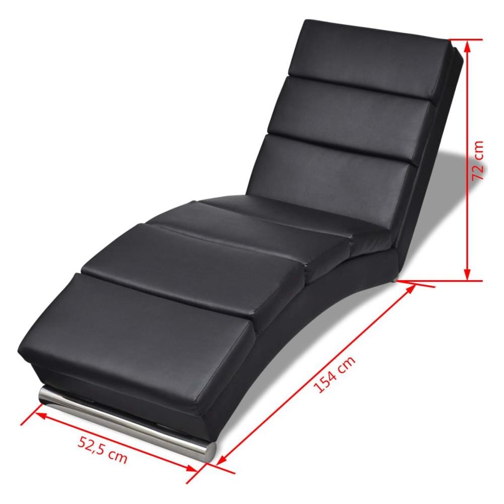 Chaise Longue Poltrona Nera - Foto 13