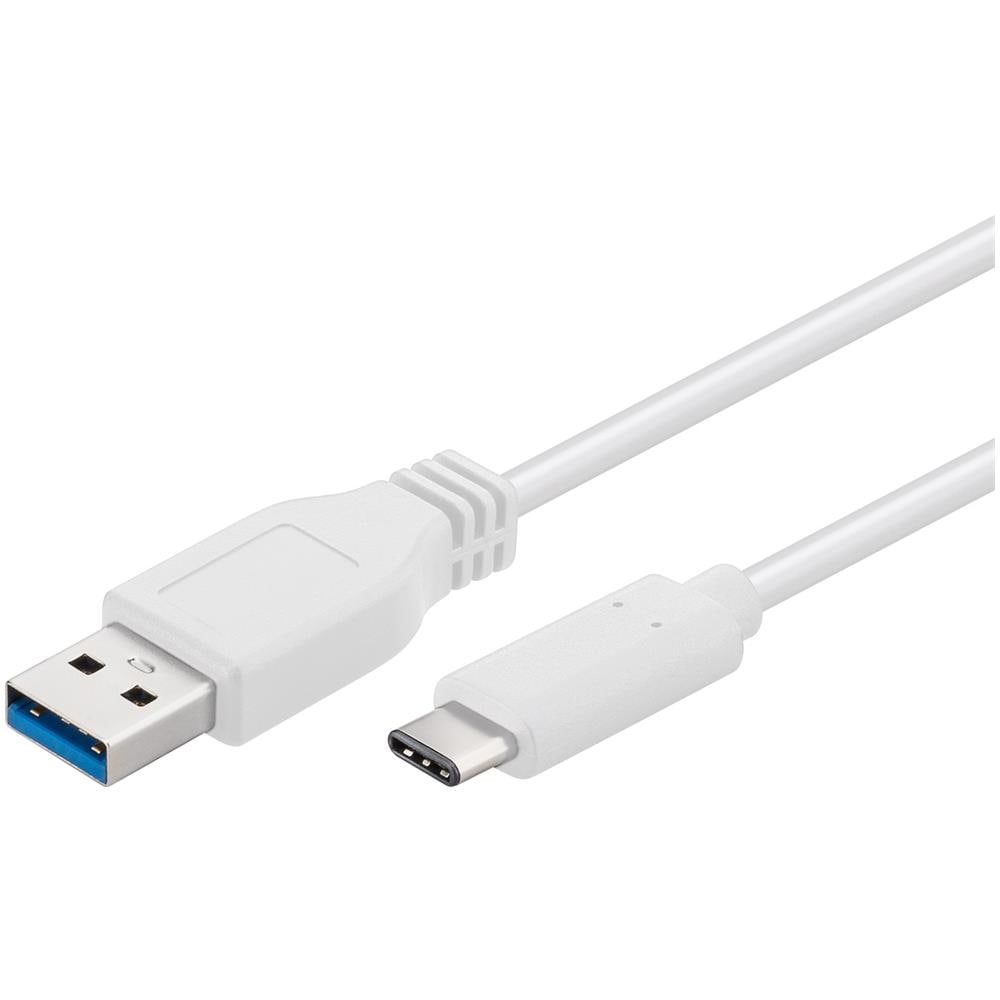 ICOC MUSB31-CMAM10W - Cavo USB3.0 A Maschio USB-C Maschio 1m Bianco - Foto 1