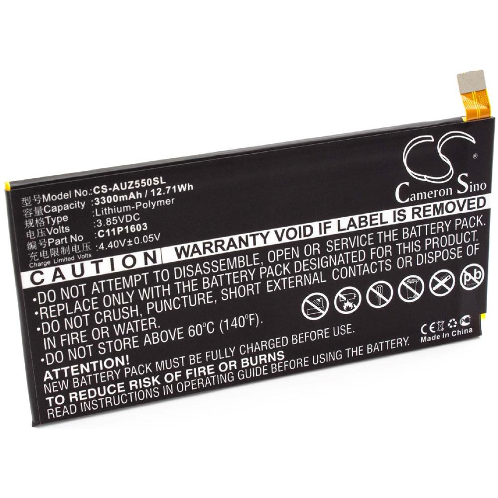 Litio-polimeri Batteria 3300mah (3.85v) Per Cellulari E Smartphone Asus Zenfone 3 Delux 5.5, 3 Delux5 5.5 Dual Sim, Zs550kl - Foto 1