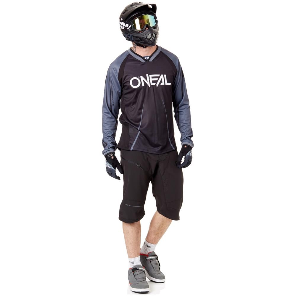 Pantaloni Corti Mtb 2019 Rockstacker Nero (36 Vita = Eu 52, Nero) - Foto 2