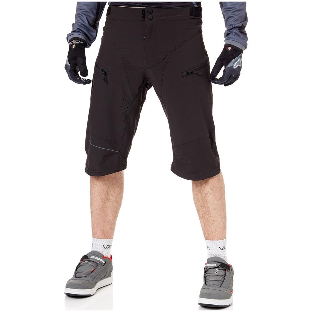 Pantaloni Corti Mtb 2019 Rockstacker Nero (36 Vita = Eu 52, Nero) - Foto 1