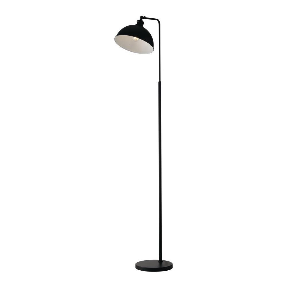 Piantana Lampada Da Terra Charleston Nera 1xe27 40x165cm - Foto 2