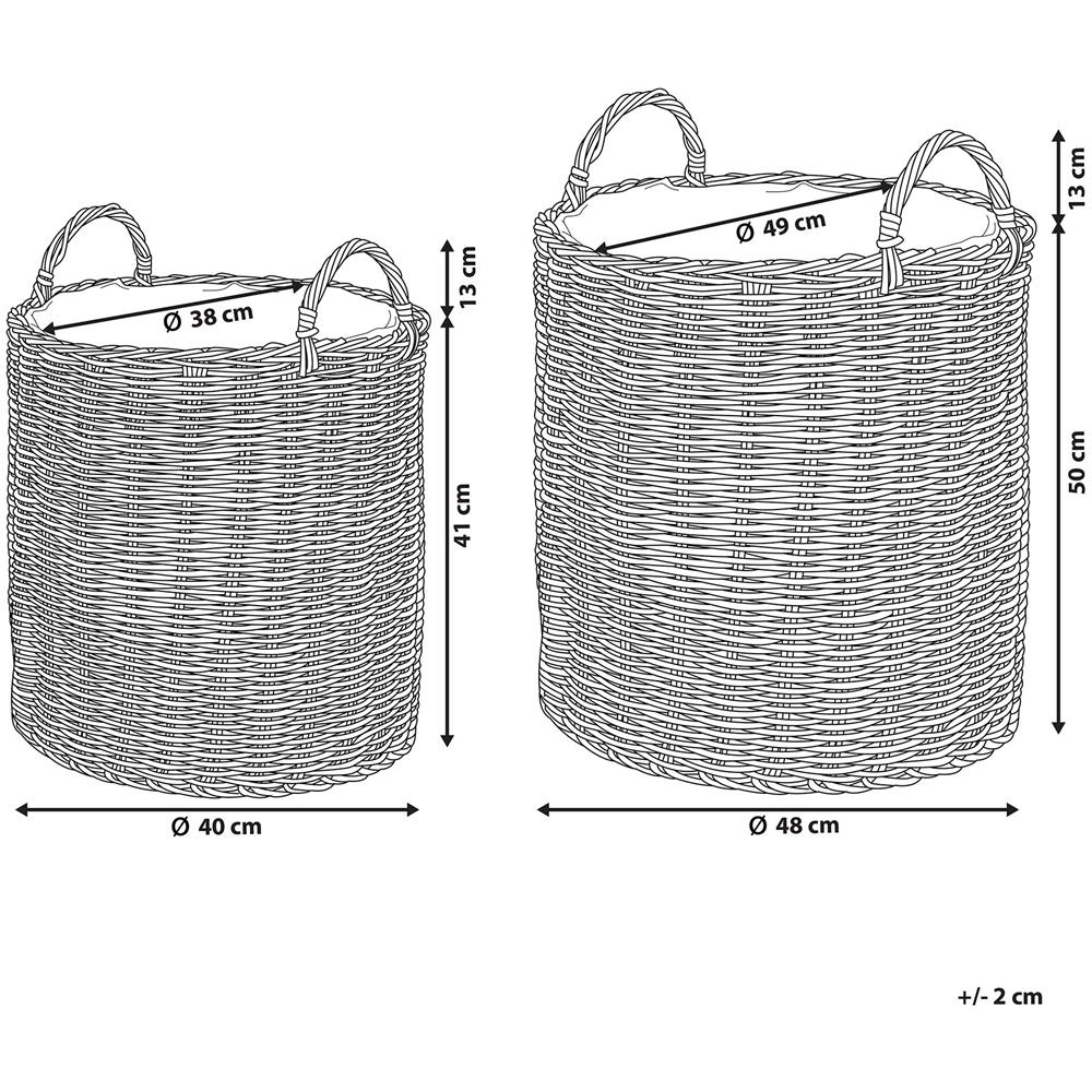Set Di 2 Vasi Da Fiori Da Balcone Beige Sabbia Bitola - Foto 2