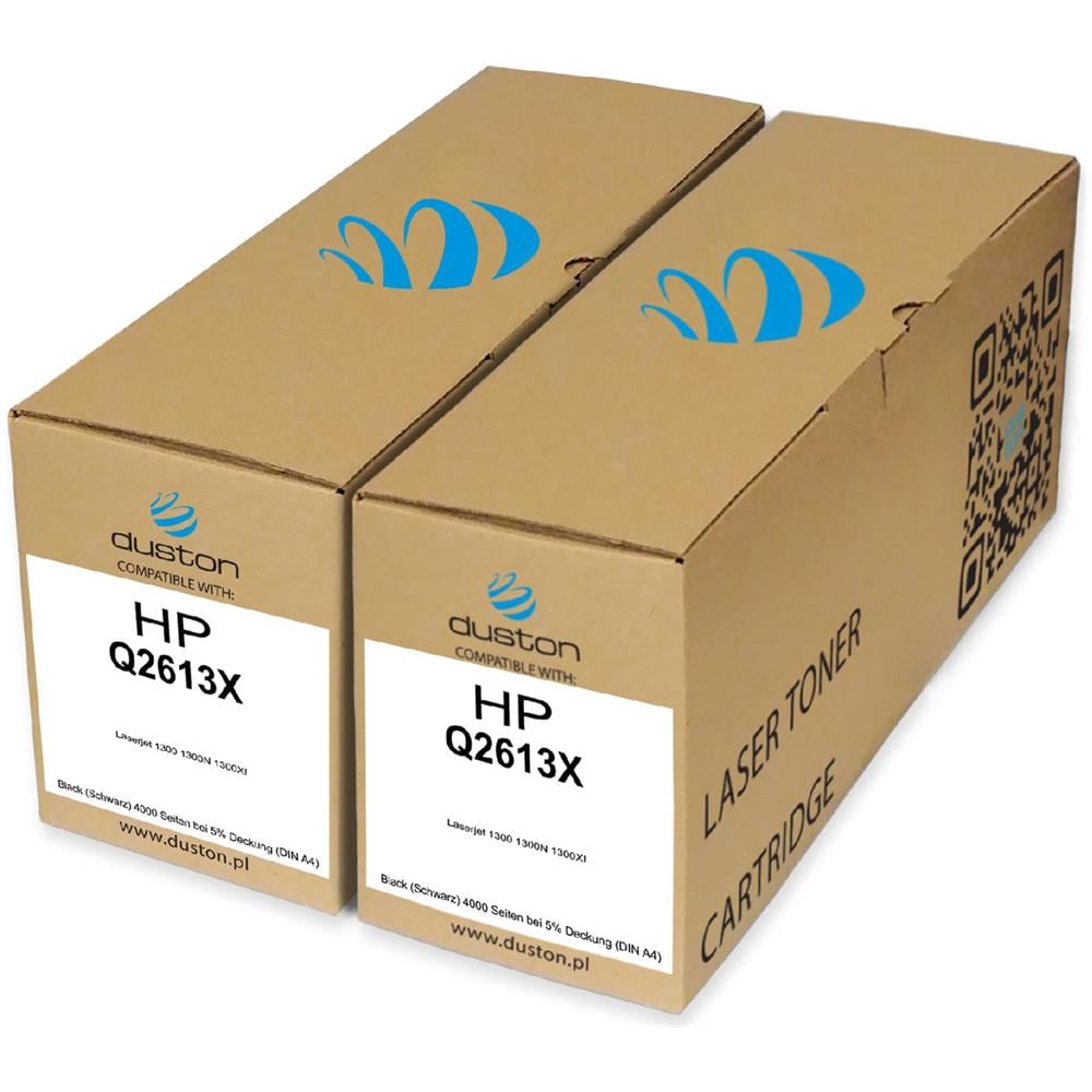 TONER - 2x Q2613x, 13x Negro Compatible Con Hp Laserjet 1300 1300n 1300xi - Foto 1