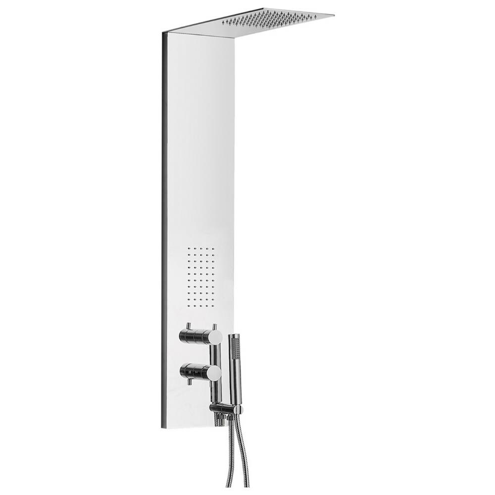 Colonna Doccia 003 3 Funzioni Acciaio Inox Bocchetta Idro Lombare 20x50x110 Cm *** Finitura- : Cromo Lucido - Foto 2