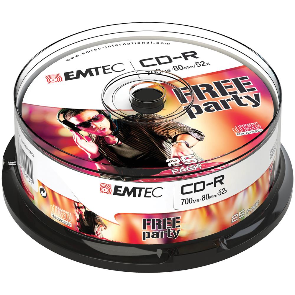 ECOC802552CB, CD-R, 700 MB, 52x, Scatola per torte - Foto 3