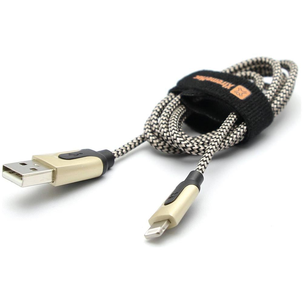Mac USB / Lightning, 2 m, USB A, Lightning, Maschio / maschio, Dritto, Dritto, Nero, Oro - Foto 1