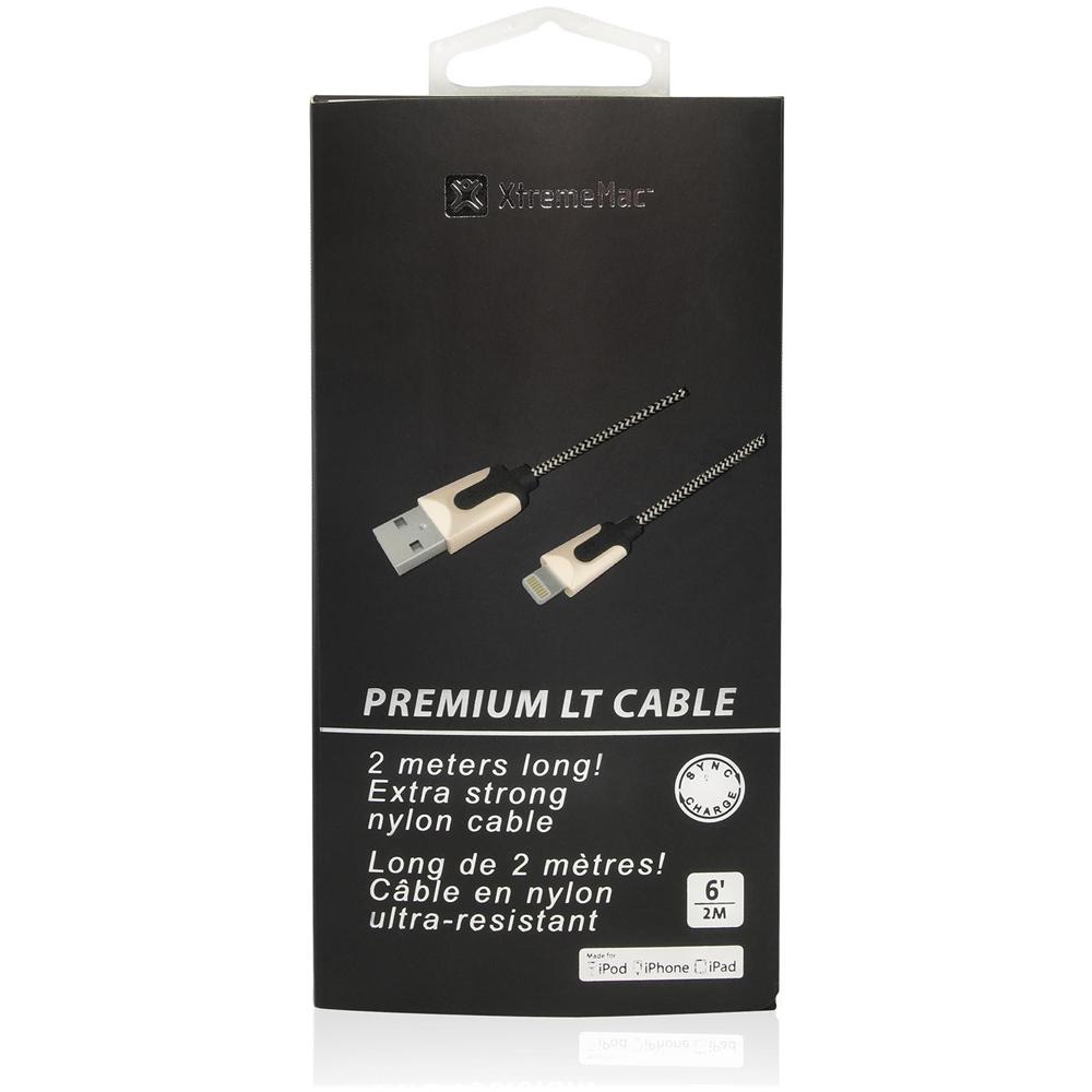 Mac USB / Lightning, 2 m, USB A, Lightning, Maschio / maschio, Dritto, Dritto, Nero, Oro - Foto 2