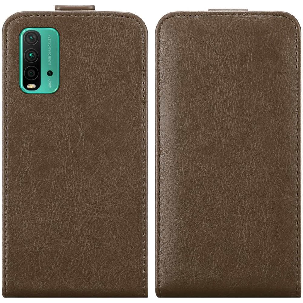 Custodia Compatibile Con Xiaomi Redmi 9t / Poco M3 In Bruno Caffè - Coperchio Protettivo In Design Flip Con Chiusura Magnetica - Foto 8