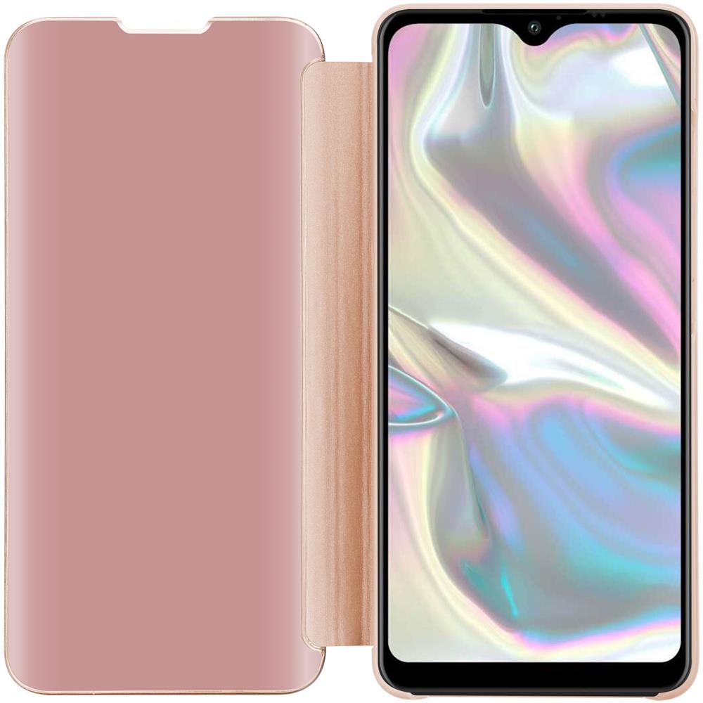 Custodia Compatibile Con Samsung Galaxy A70e In Kunzit Rosa - Clear View Specchio Coperchio Protettivo Con Funzione Di Supporto Protezione A 360 Gradi - Foto 2