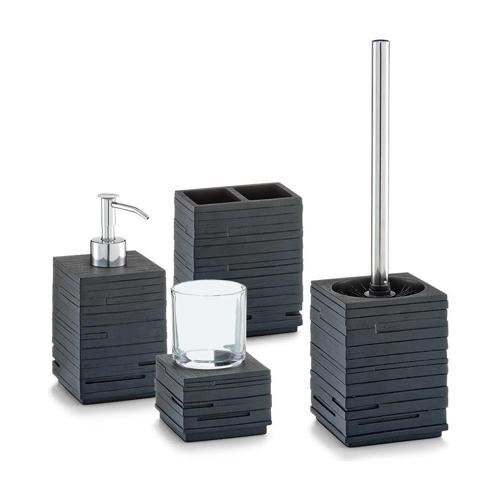 Dispenser Sapone Ardesia, Nero, Zeller - Foto 4