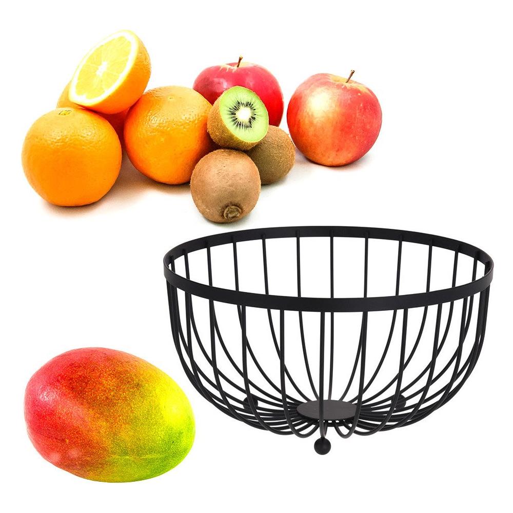 Cestino Frutta E Verdura, Ø 25 Cm, Metallo - Foto 2