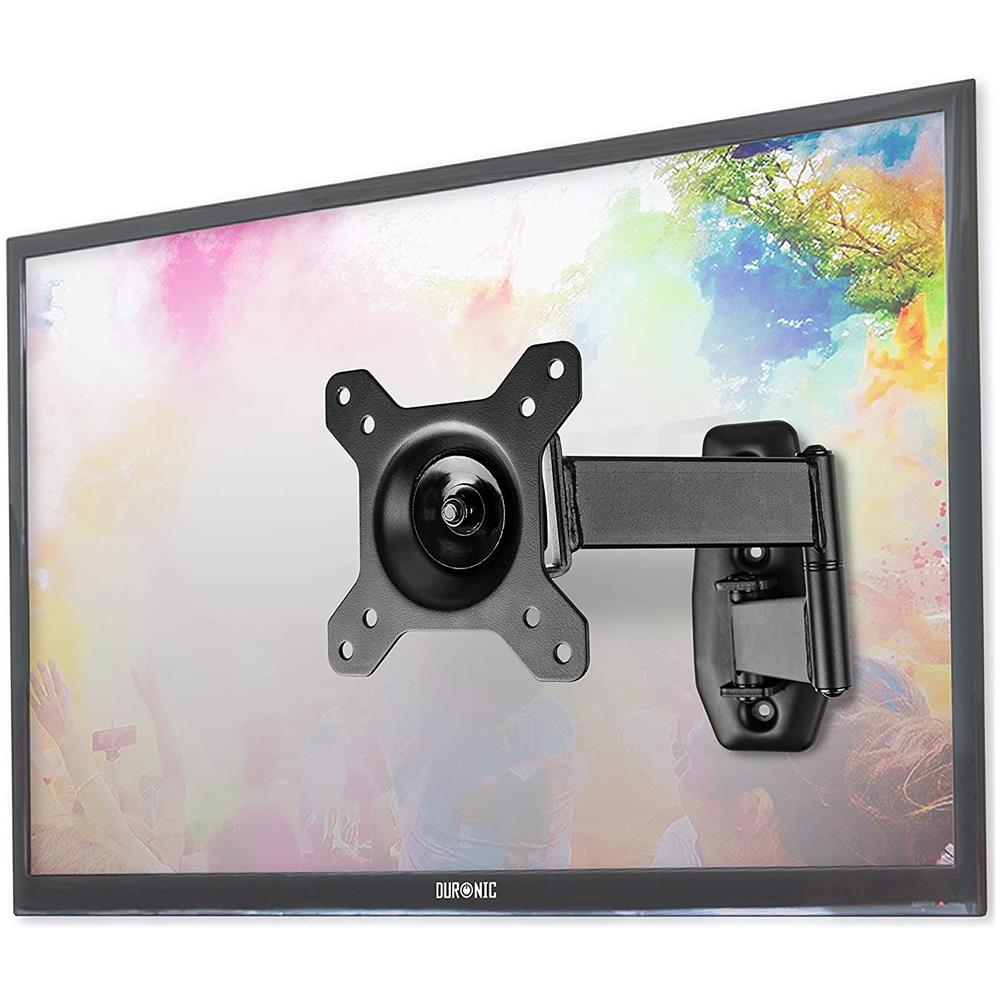 Tvb1120 Supporto Tv Da Parete Regolabile E Articolato Per Schermi Led Lcd Curvi Monitor 13” - 30” Portata 18kg - Ultra Sottile Compatibile Con Vesa 100 X 100 Mm - Foto 1