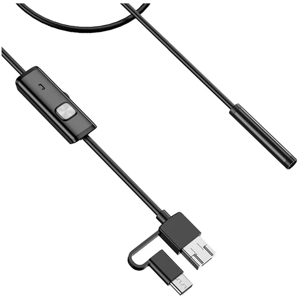 Endoscopio Impermeabile Ip67 Multi-porta Usb Usb-c Micro-usb Lunghezza 10 Metri - Foto 2