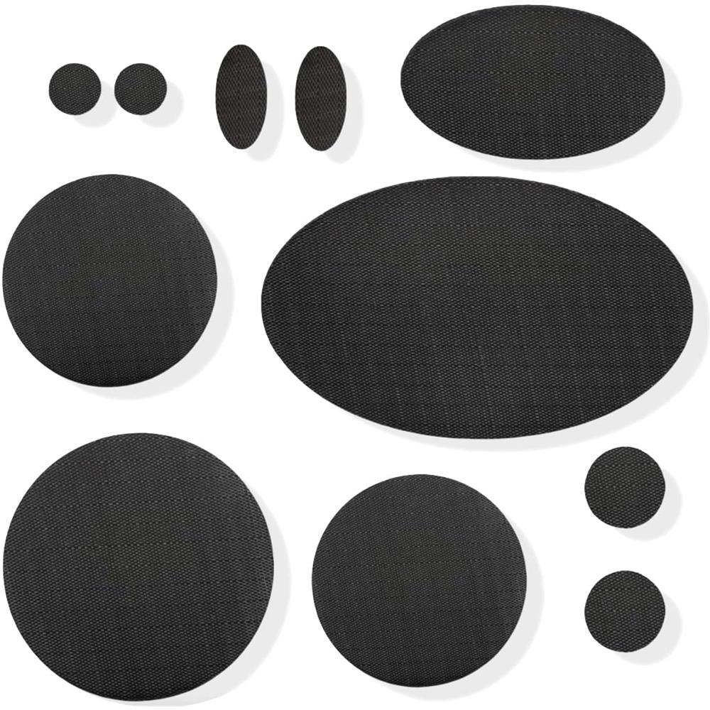 Toppe Di Riparazione Autoadesive E Impermeabili 11 Pz Black - Foto 1