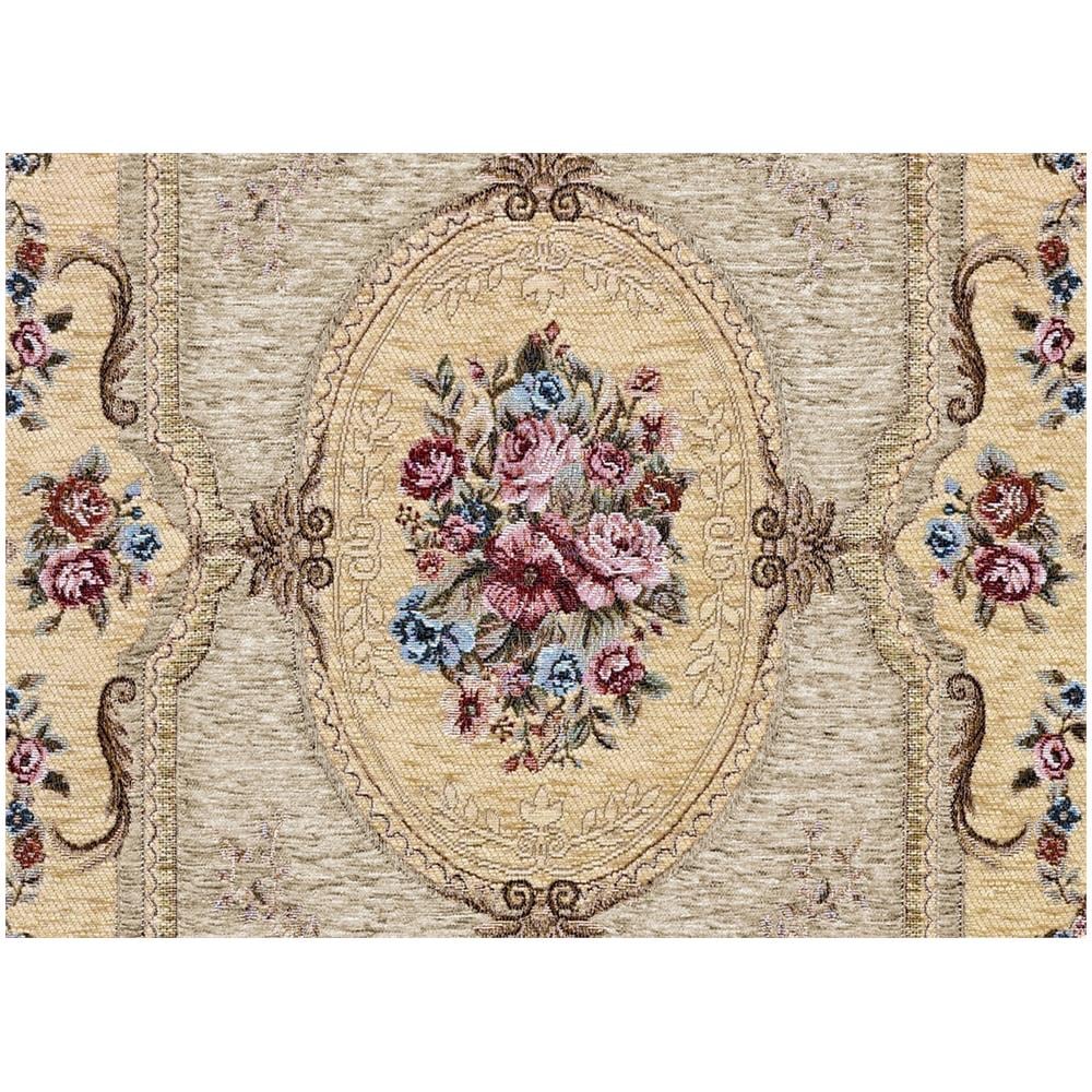 Tappeto Salotto Camera Velour Antiscivolo Mod. Abusson Suardi Vari Colori 115x175cm Tortora - Foto 4
