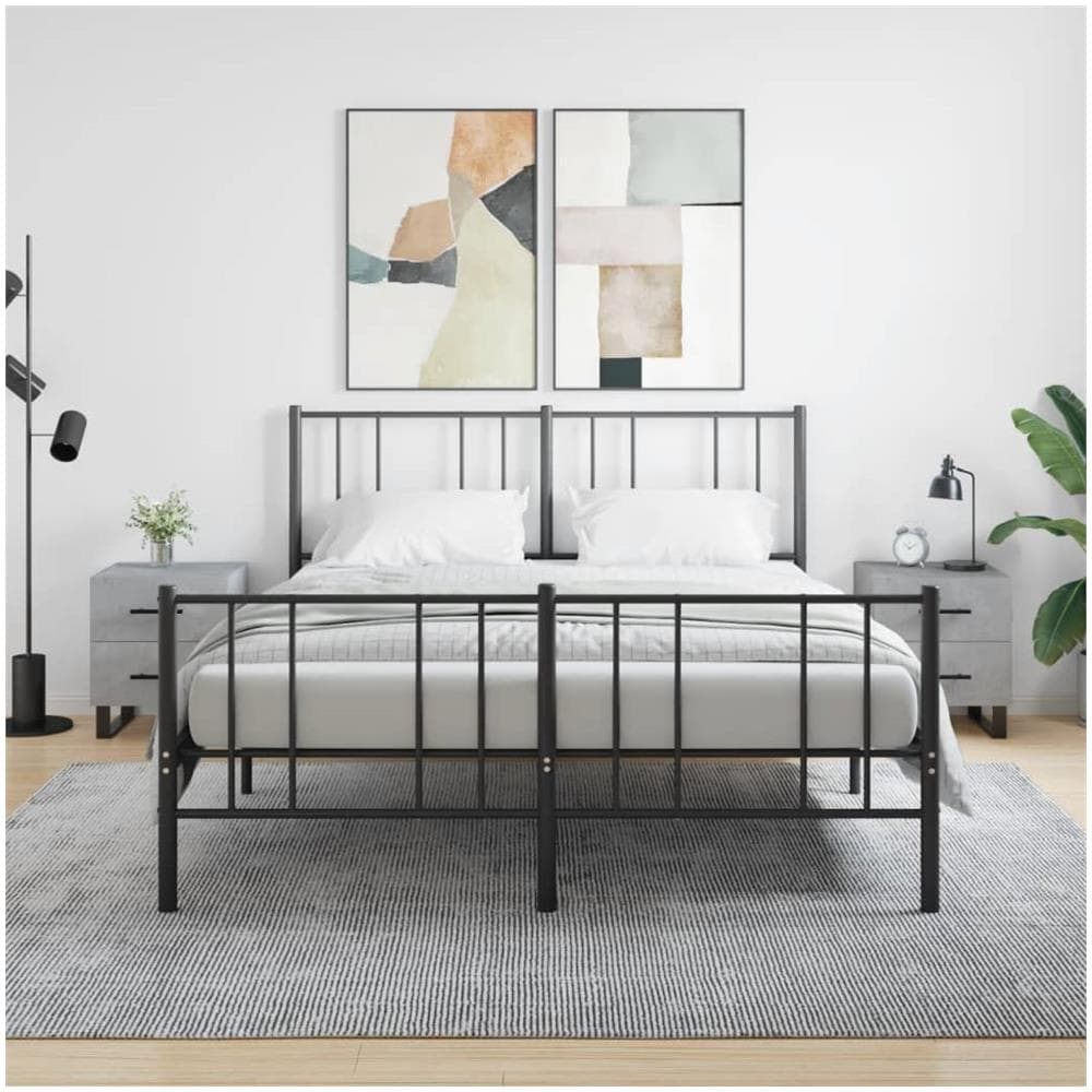 Comodini 2 Pz Grigio Cemento 40x35x47,5 Cm In Legno Multistrato - Foto 1