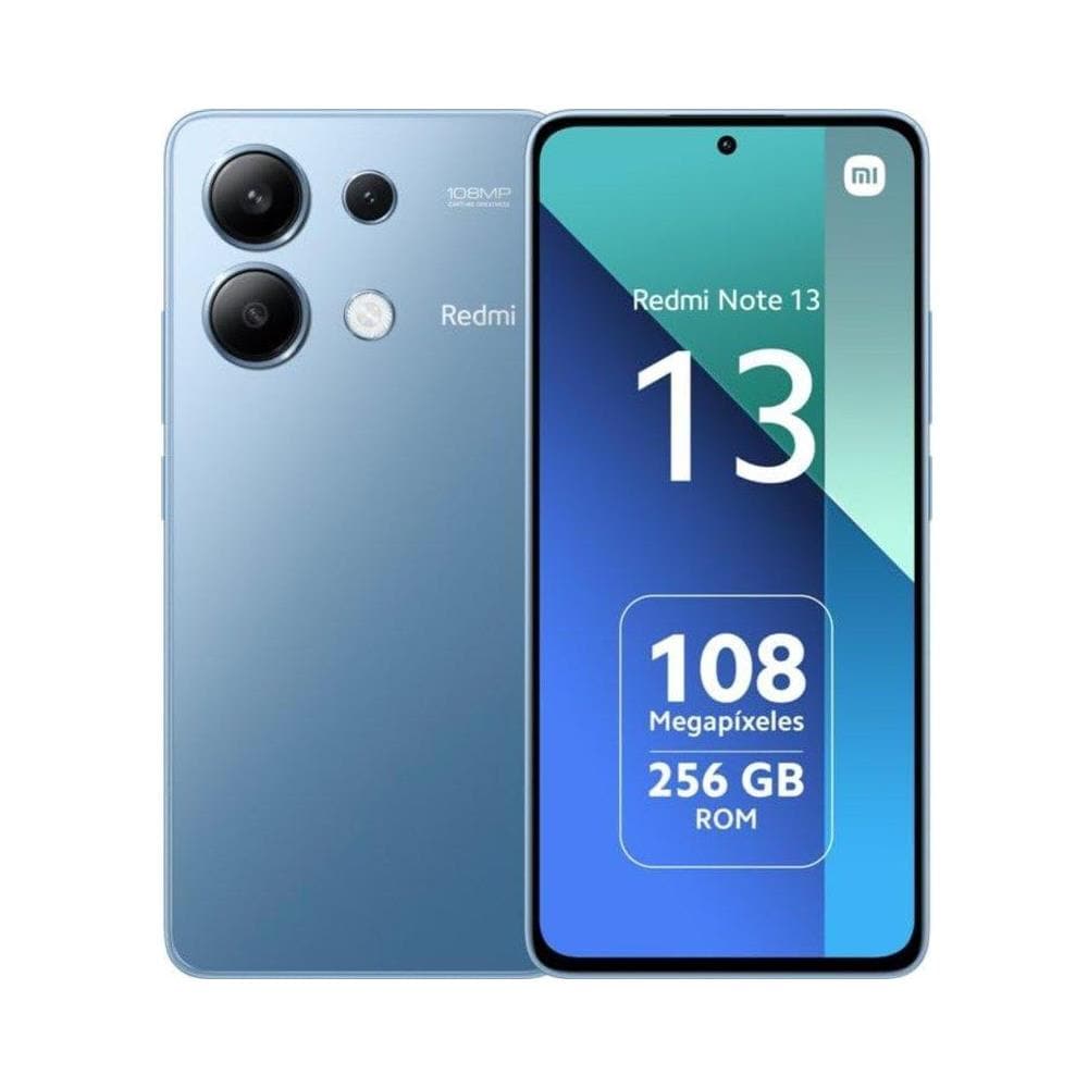 Redmi Note 13 4G 256GB 8GBB Ram Display 6.67" AMOLED Dual Sim Slot Nano SD Main Camera 108MP Android 12 5000 mAH Ice Blue - Foto 1