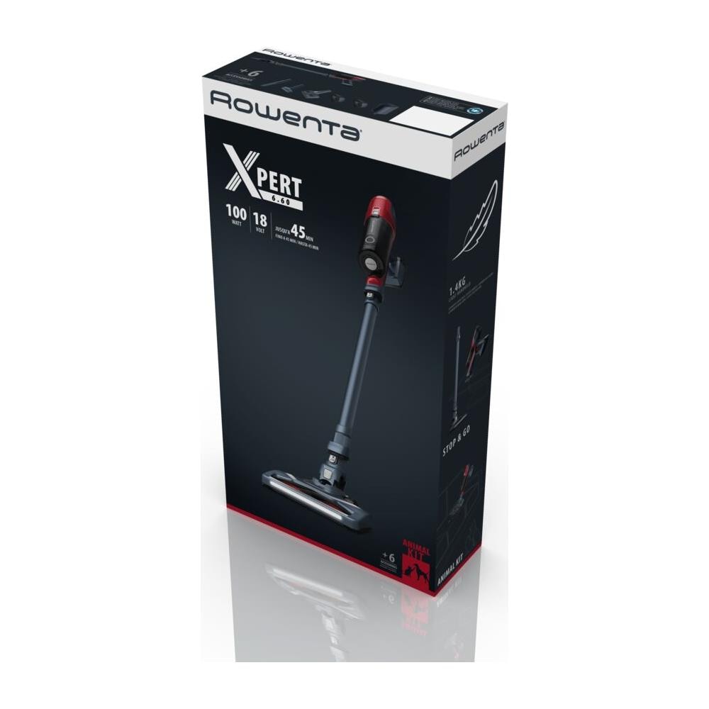 RH6878 aspirapolvere senza filo Rosso, Grigio Senza sacchetto - Foto 16