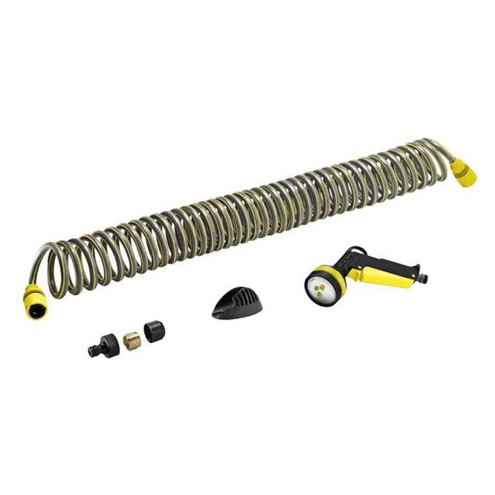 Kit Tubo Spiralato da 10 metri Completo di Idroistola Multifunzione. - Foto 2