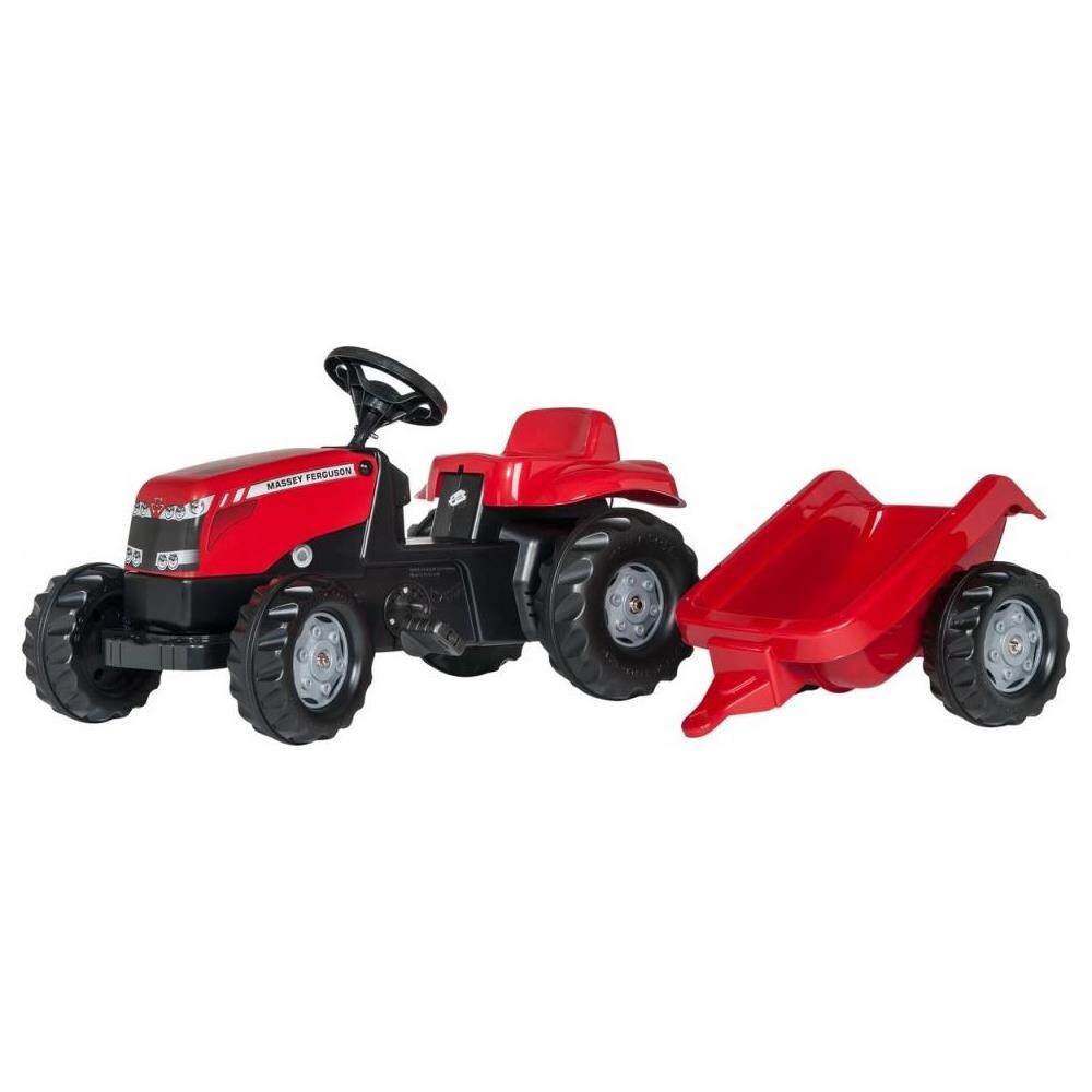 Trattore Kid Massey Ferguson c / Rimorchio 142x47x52 012305 - Foto 3