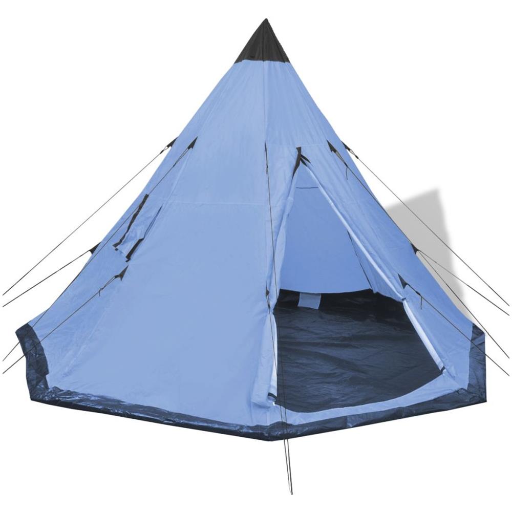 Tenda Per 4 Persone Blu - Foto 1