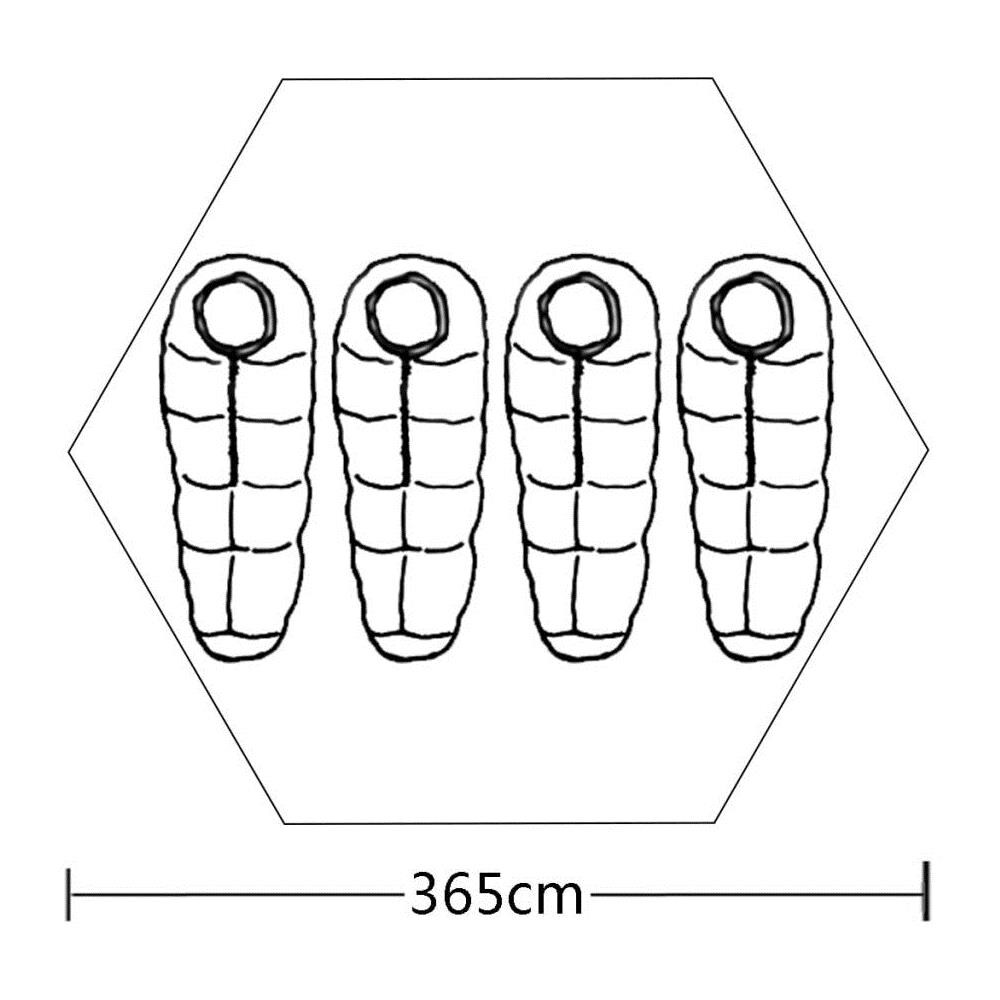 Tenda Per 4 Persone Blu - Foto 14