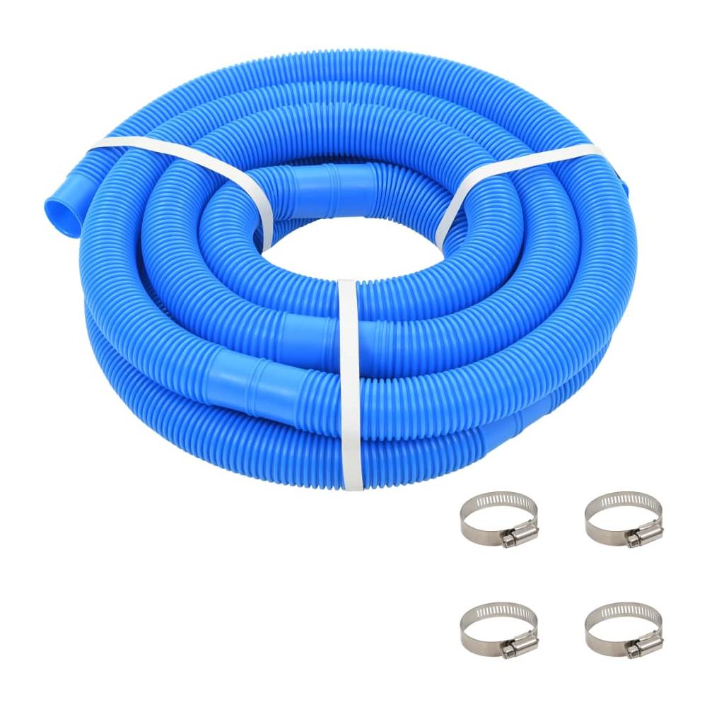 Tubo Flessibile Per Piscina Con Morsetti Blu 38 Mm 6 M - Foto 1