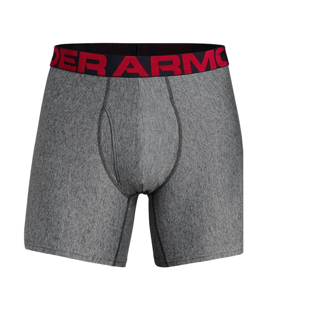 Tech 6in 2pack Boxer 1327415-011, Uomo, Grigio, Boxer, Numero: M - Foto 2