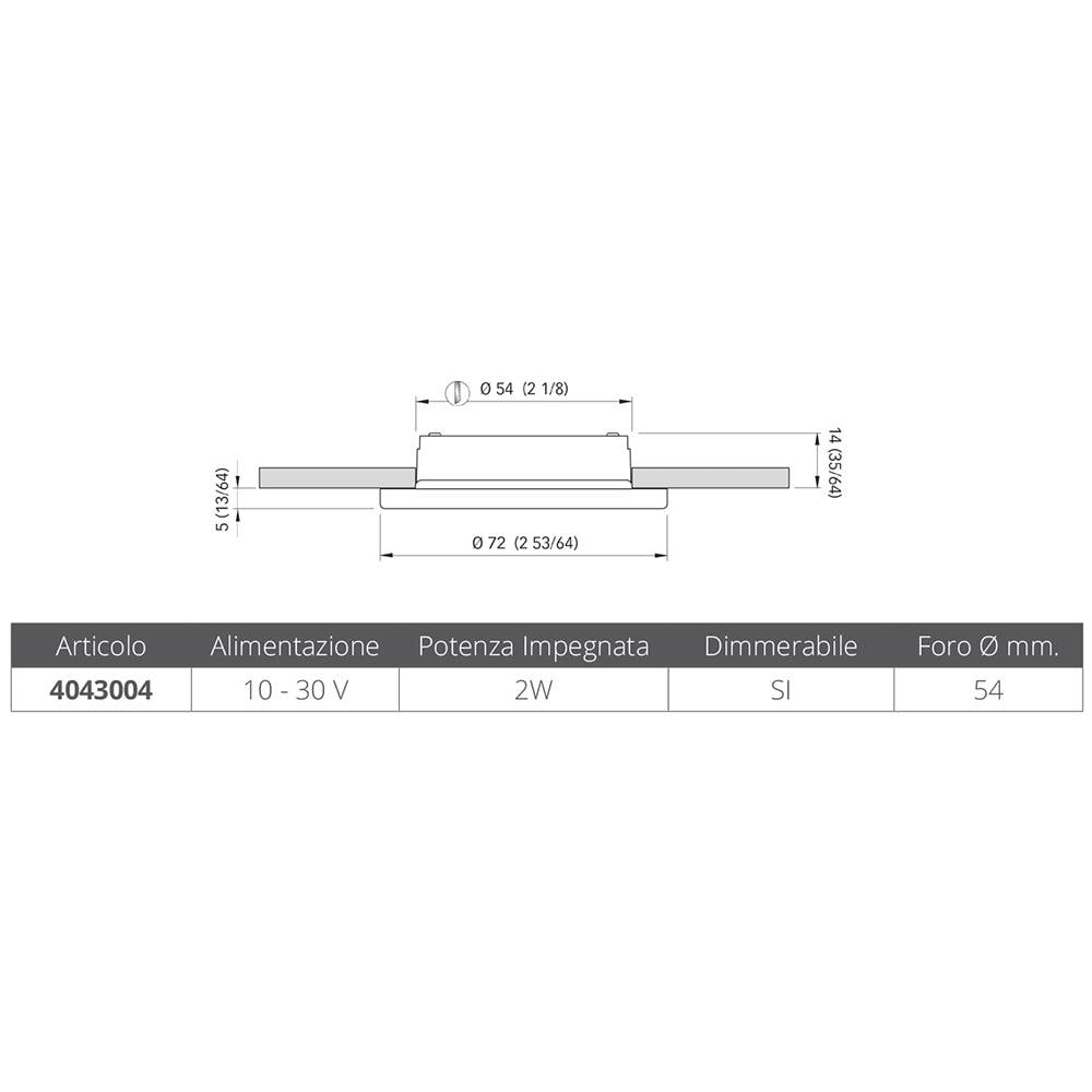 Faretto Ad Incasso Ted C - Foto 3