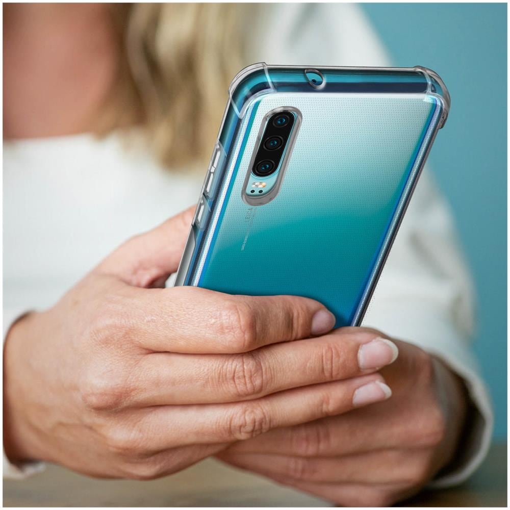 Pack Protezione Huawei P30 Cover Flessibile + Vetro Temperato Trasparente - Foto 2