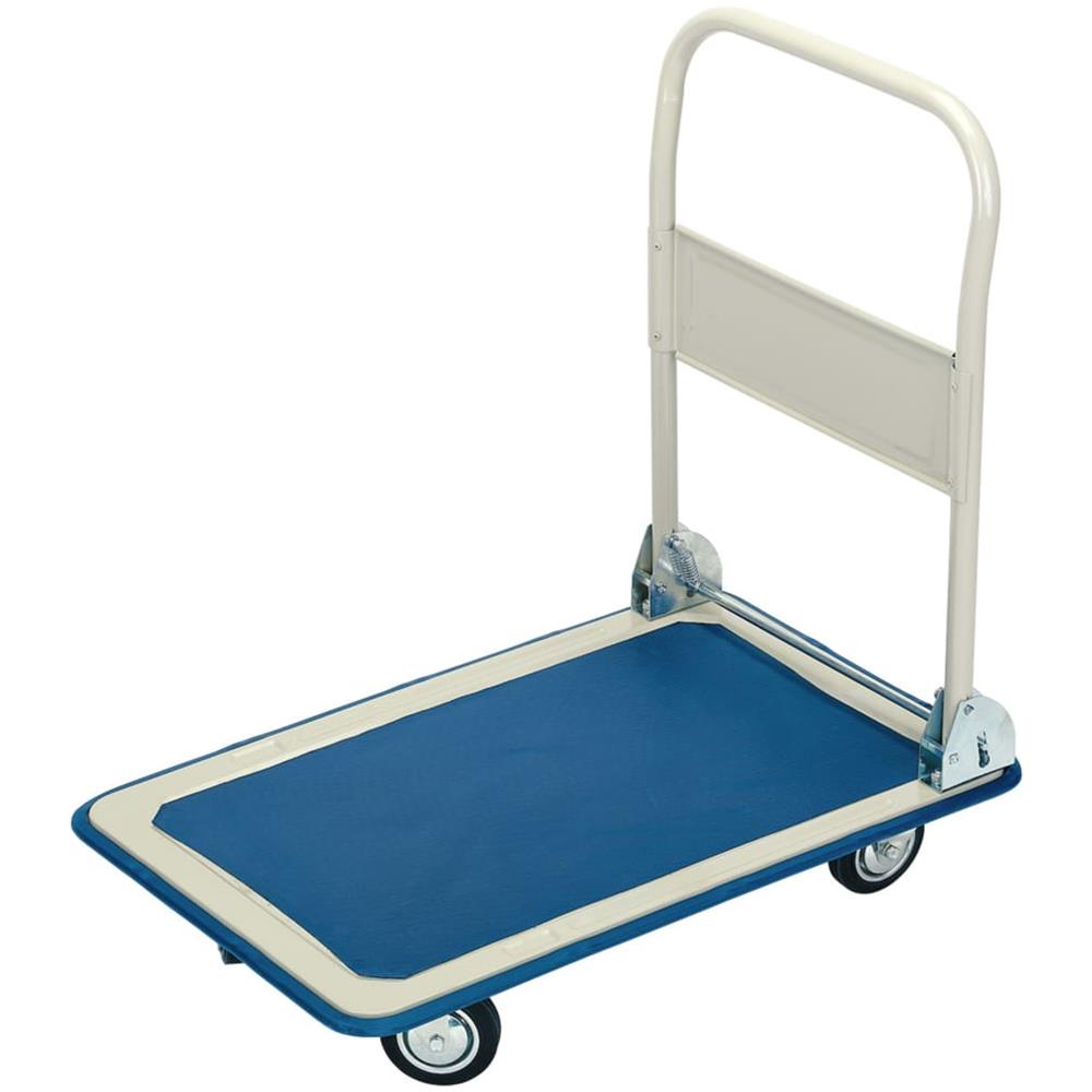 Carrello A Piattaforma Manico Pieghevole 63x48x85 Cm - Foto 1