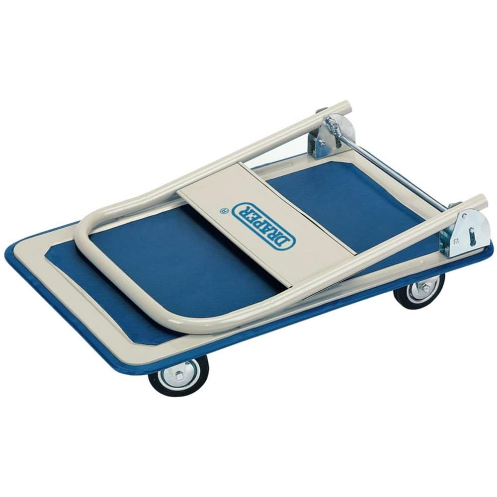Carrello A Piattaforma Manico Pieghevole 63x48x85 Cm - Foto 3