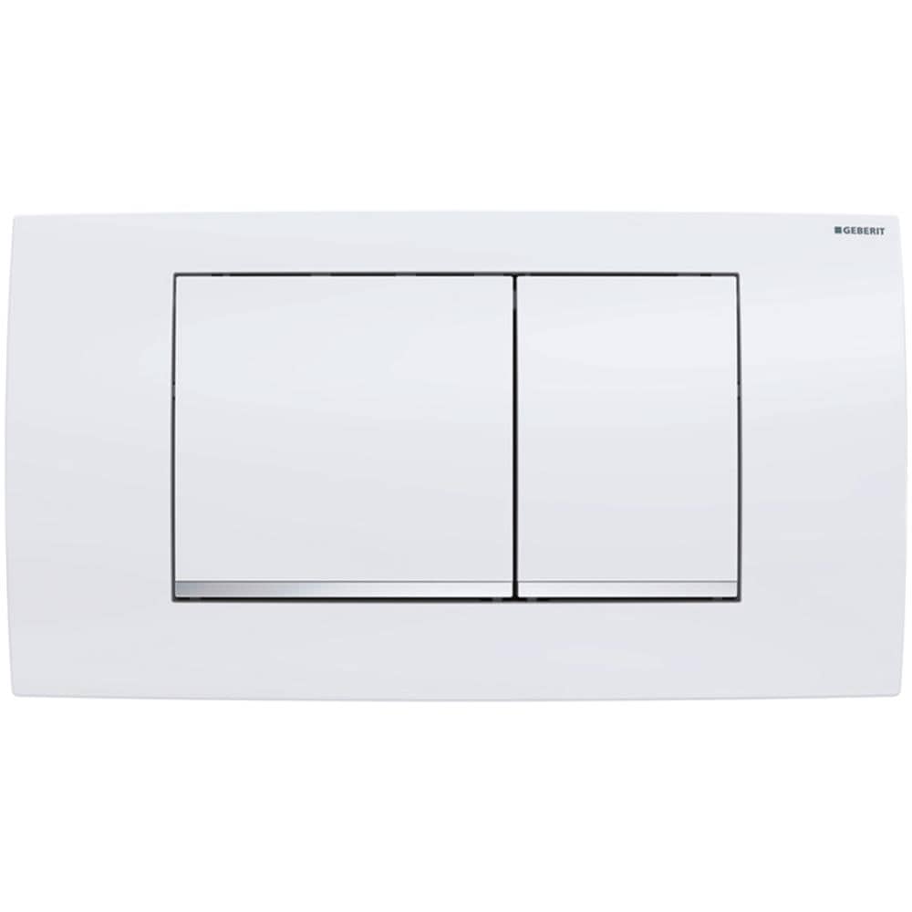 Placca Di Comando Twinline 30 Per Risciacquo A Due Quantità Bianco | 115.899. kj. 1 - Foto 2