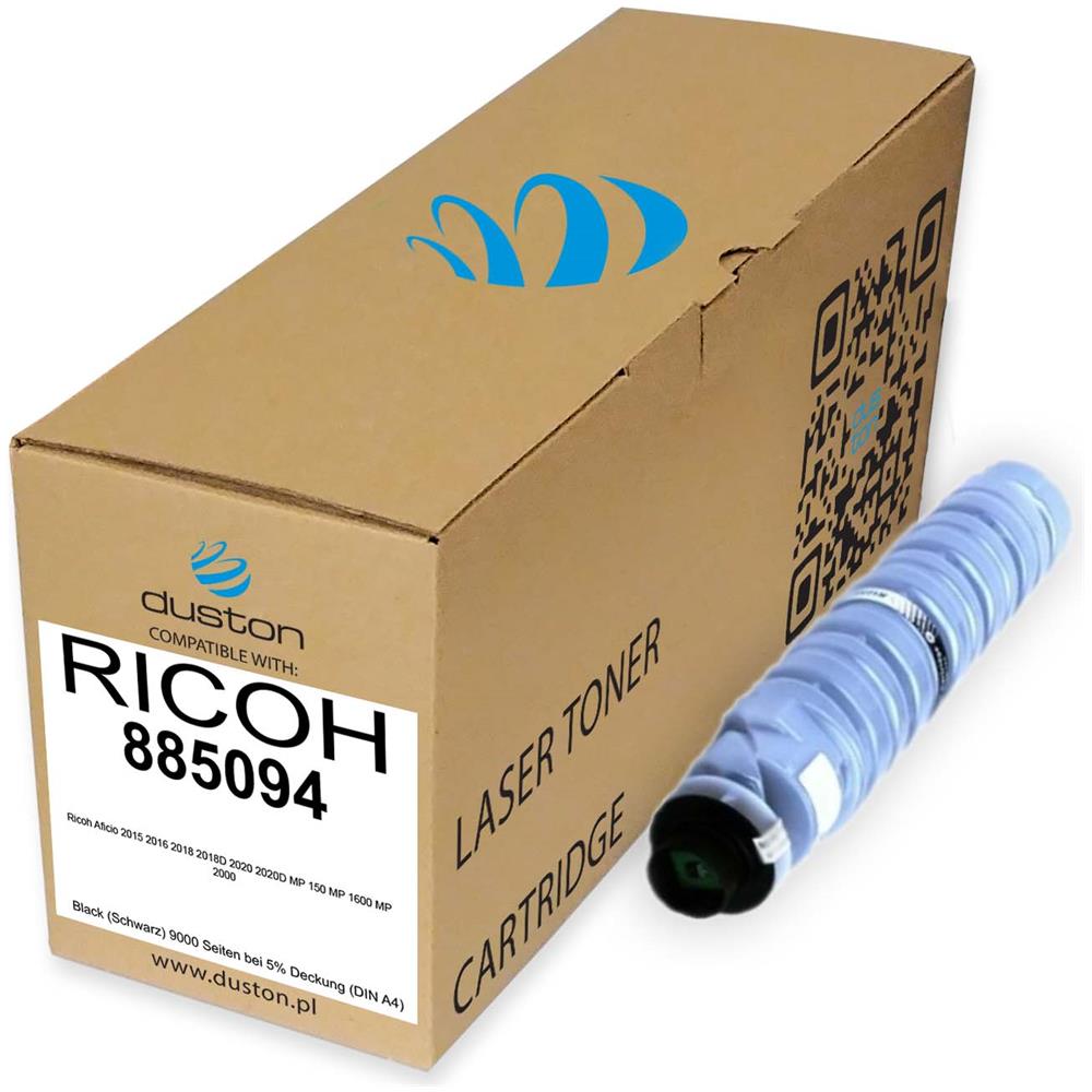 TONER COMPATIBILE - 3x 885094, 842015, Type1230 Negro Compatible Con Ricoh Aficio 2015 2016 2018 2018d 2020 2020d Mp 150 Mp 1600 Mp 2000 - Foto 2