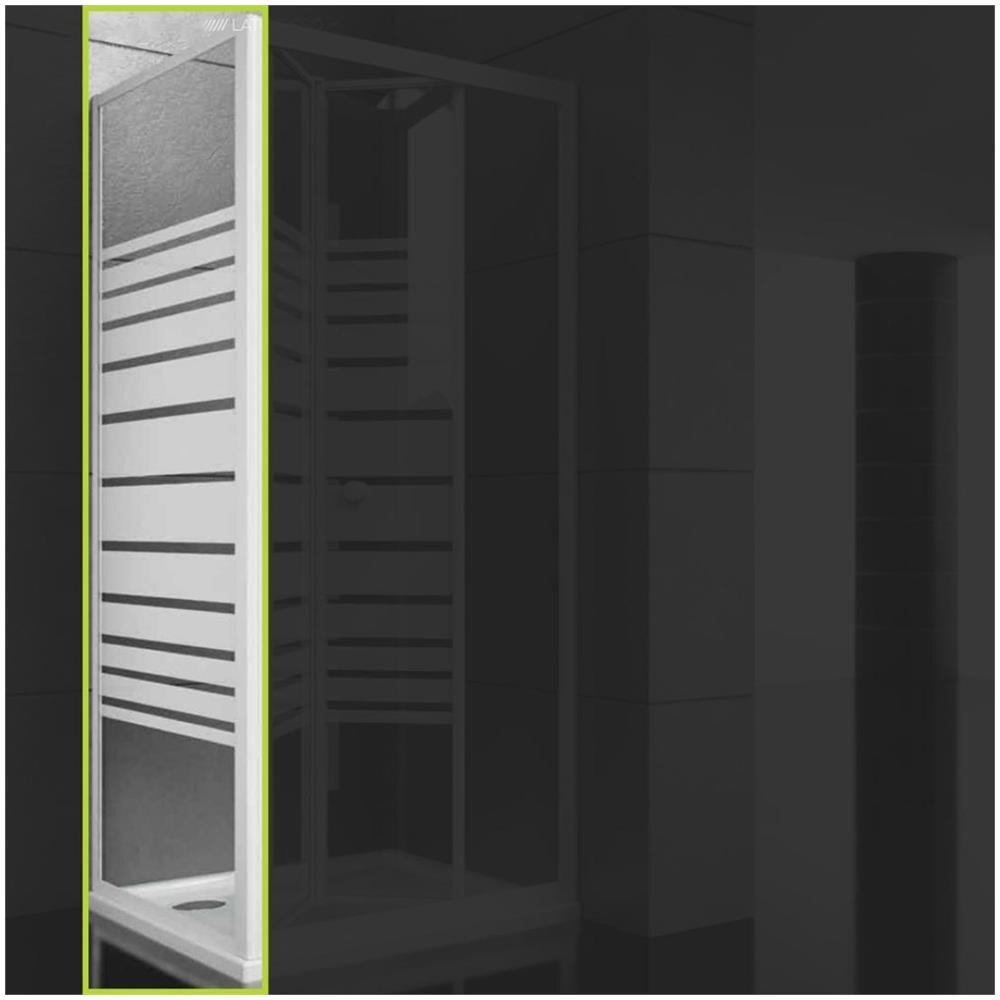 Lato Fisso Box Doccia Book Adatto Per Porta A Soffietto Book Cristallo Temprato *** Misure : 68-70xh190 Cm Serigrafato - Foto 2