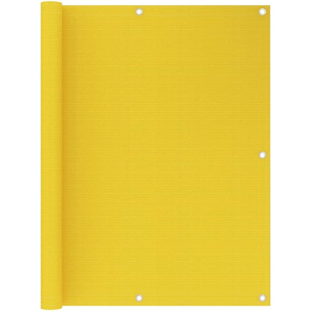 Paravento da Balcone Giallo 120x300 cm in HDPE - Foto 1