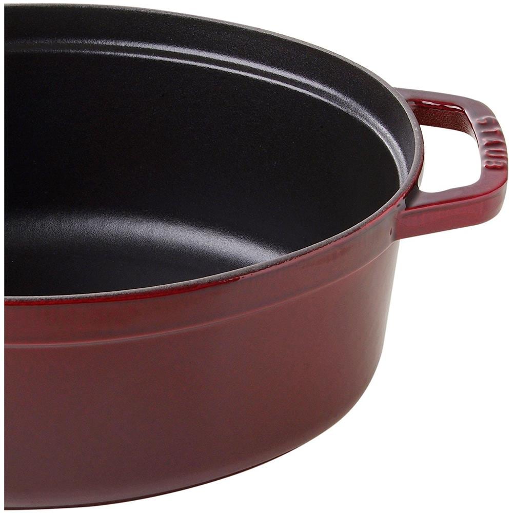 Cocotte in Ghisa con Coperchio Diametro 29 cm Capacità 5 lt Colore Rosso - Linea La Cocotte  - Foto 3