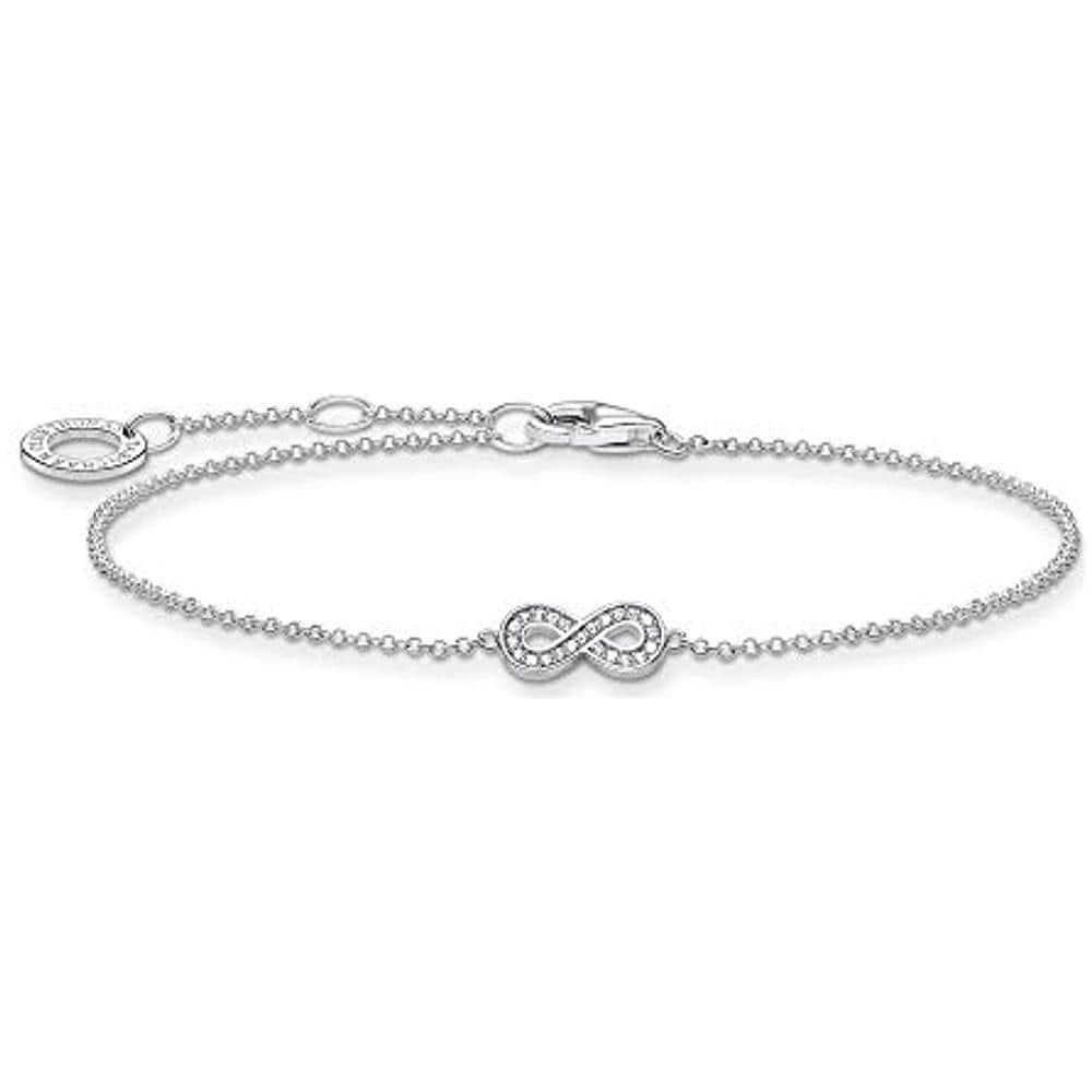 Bracciale Infinity In Argento Sterling 925 E Argento, Colore: Argento, Cod. A2003-051-14-l19v - Foto 1