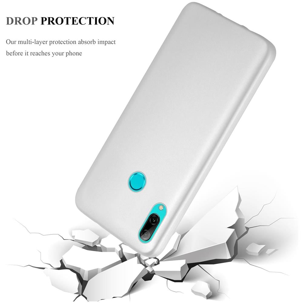 Custodia Compatibile Con Huawei P Smart 2019 / Honor 10 Lite In Argento Metallico - Coperchio Protettivo In Silicone Tpu Flessibile - Foto 7