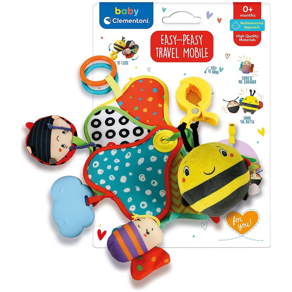 Prime Attivit Clementoni 17790 Baby Easy Peasy Travel Mobile - Foto 2