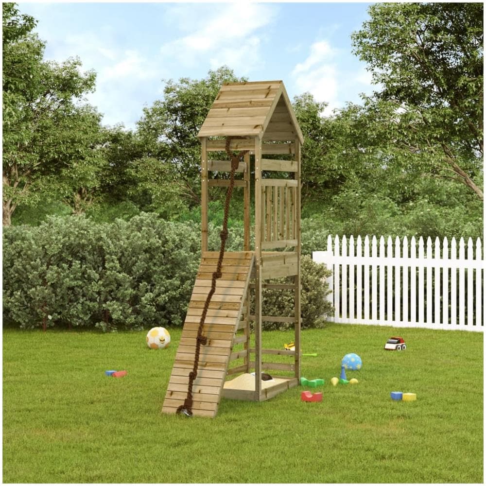 Casetta con Arrampicata in Legno di Pino Impregnato - Foto 1