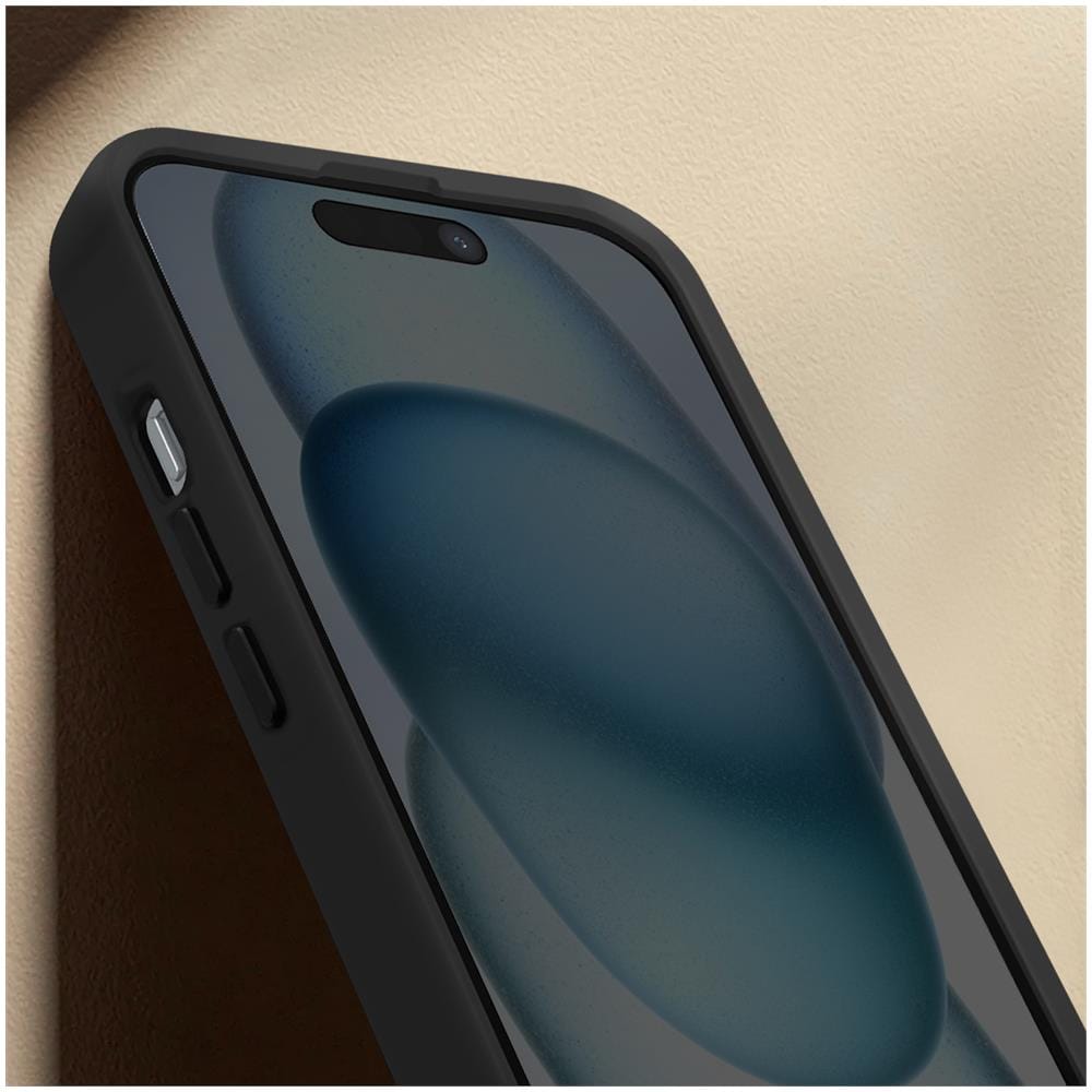Cover Magsafe Per Iphone 15 Plus In Silicone Astro Dust Nera - Foto 5