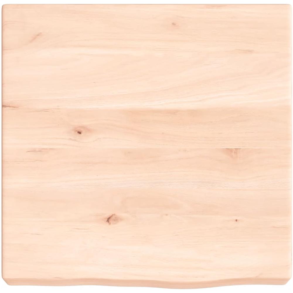 Ripiano a Parete 40x40x (2-6) cm Massello Rovere Non Trattato - Foto 2